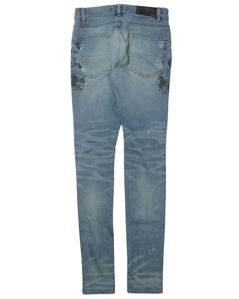 Rhinestone Distressed Jeans