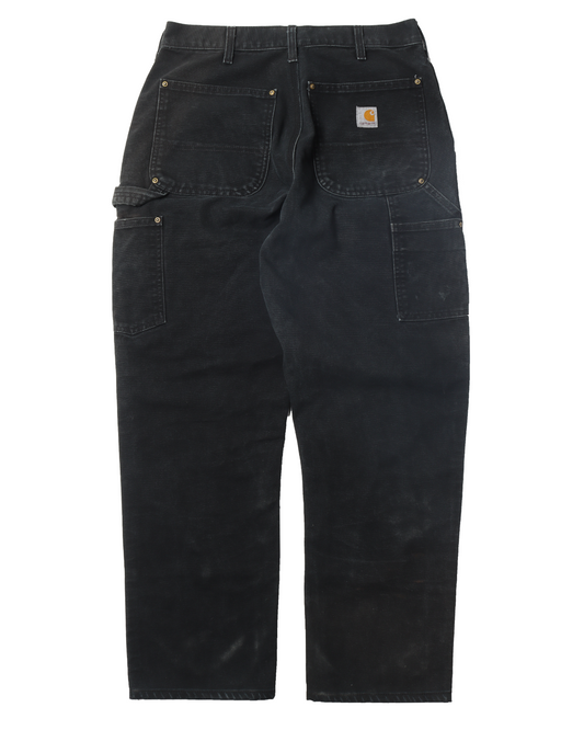 Black Double Knee Pant