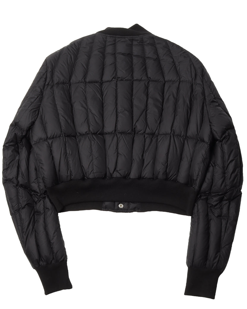 FW21 Quilted Bomber Jacket Black