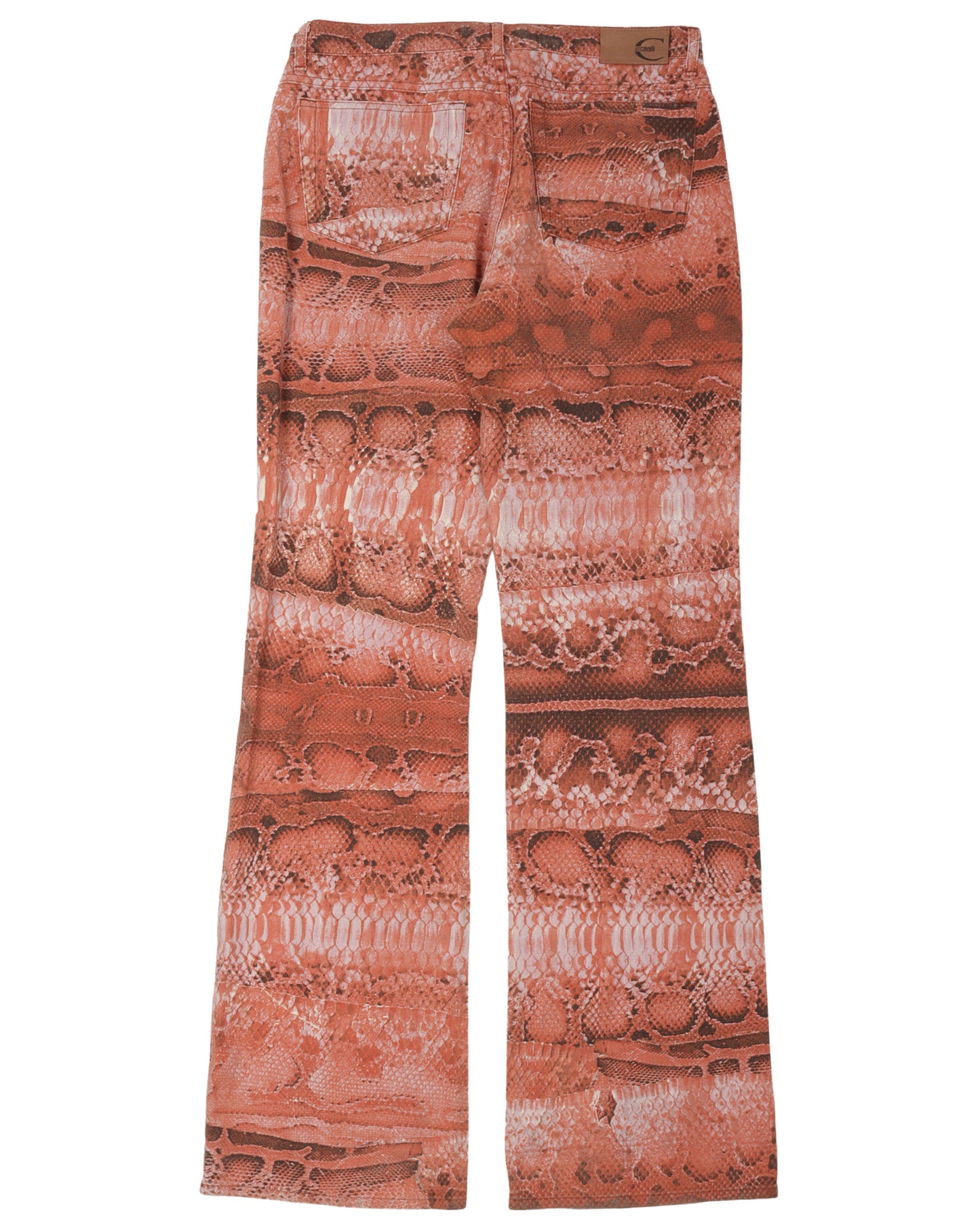 Reptile Print Jeans