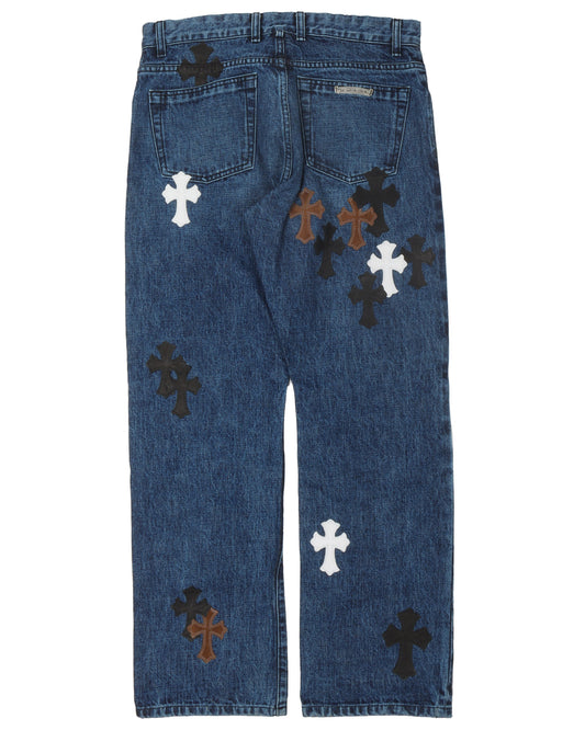 Fleur Knee Denim w/ 33 Cross Patches