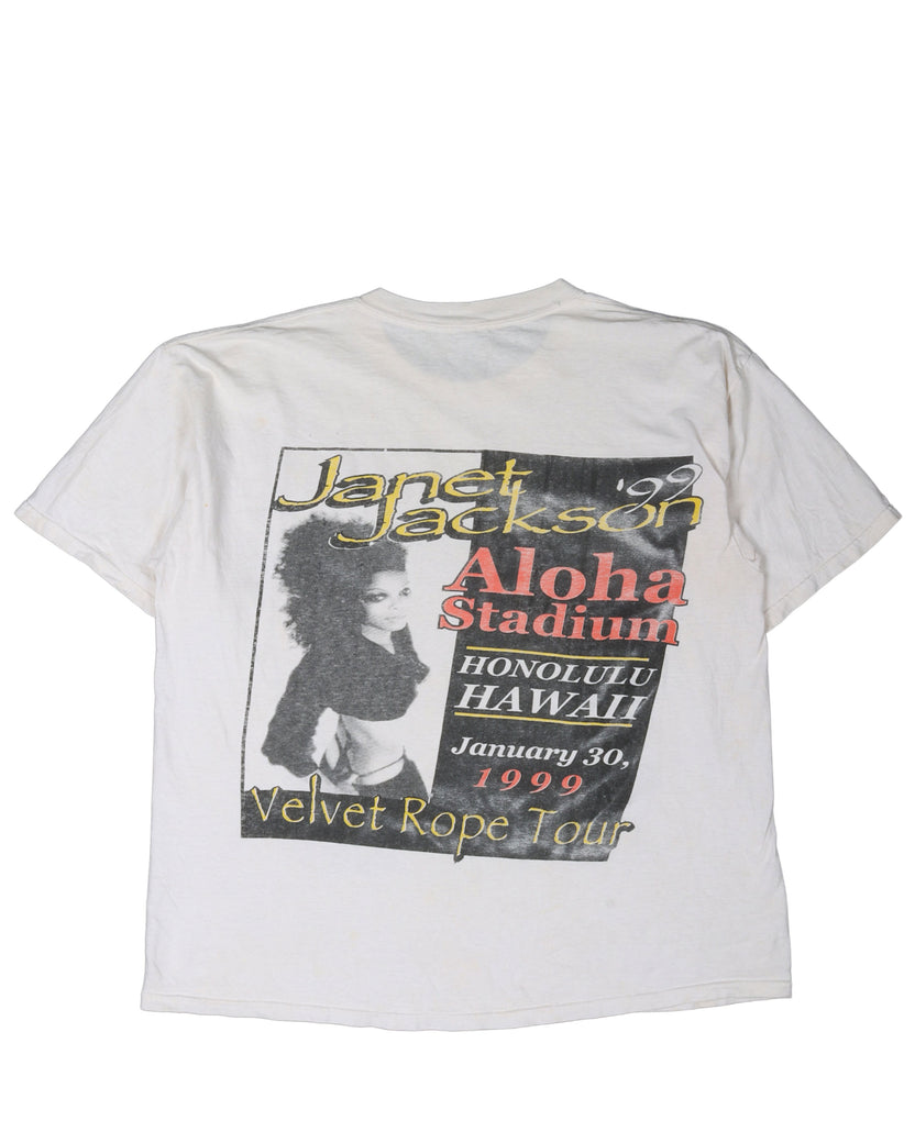 Janet Jackson Velvet Rope Tour Hawaii T-Shirt (1999)