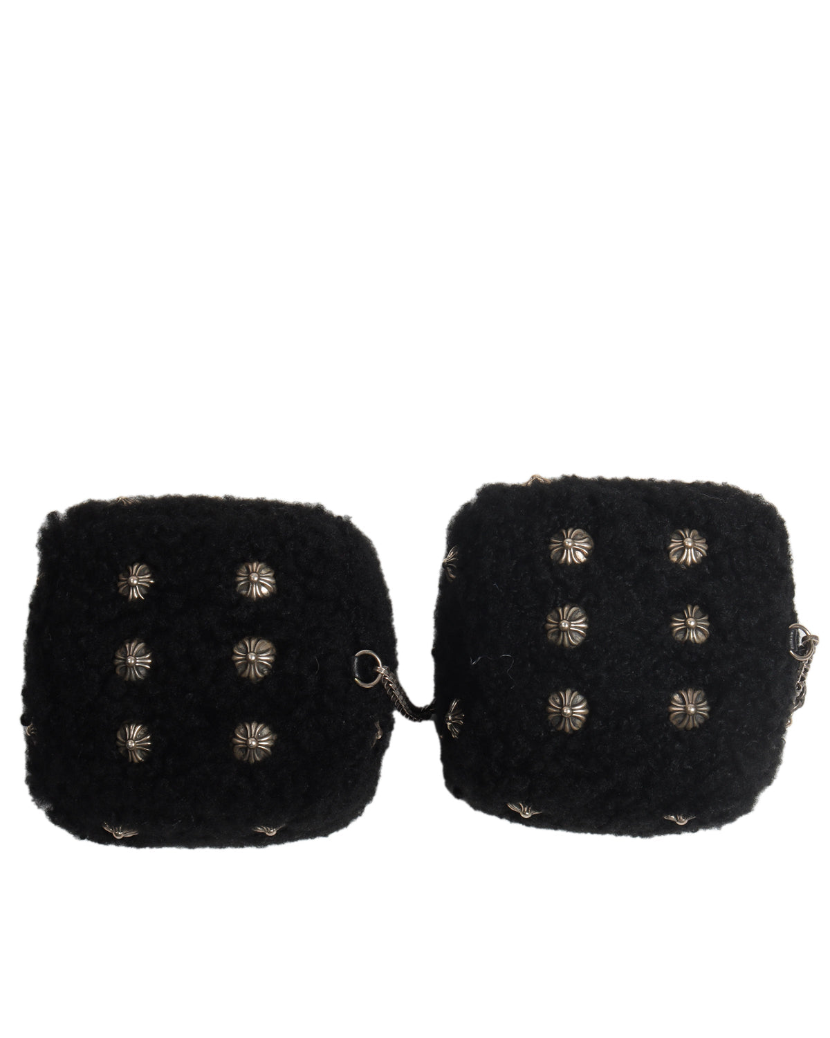 Fuzzy Chromed Dice