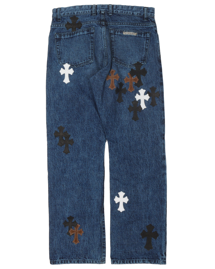 Fleur Knee Denim w/ 31 Cross Patches