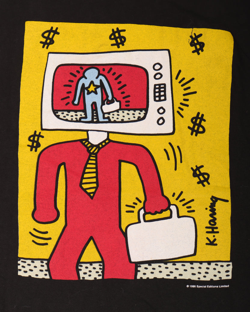 Keith Haring 'Television Head Businessman' T-Shirt