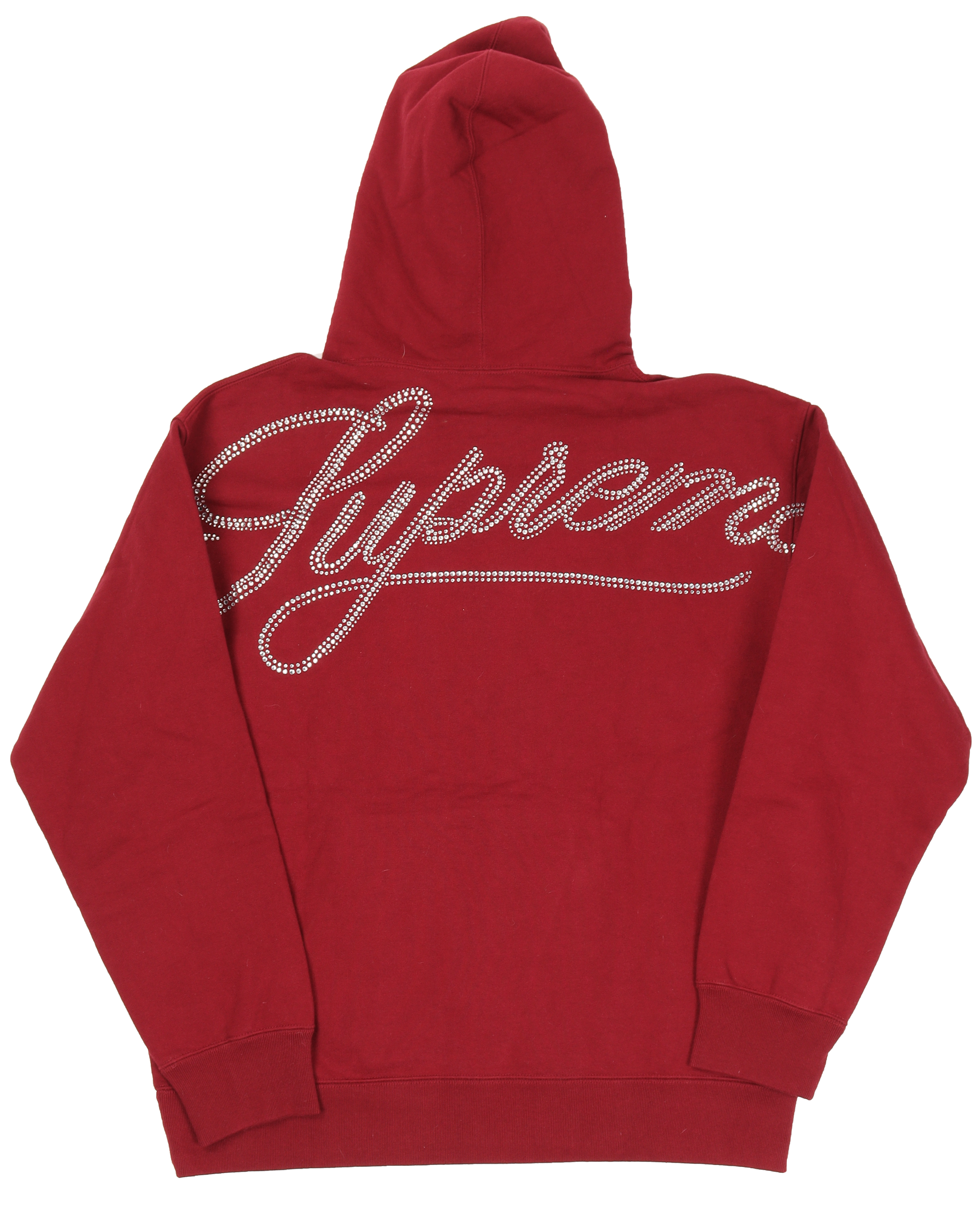 Supreme Rhinestone Script Hoodie