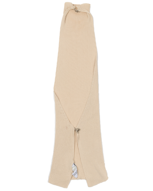 Tan Backless Top