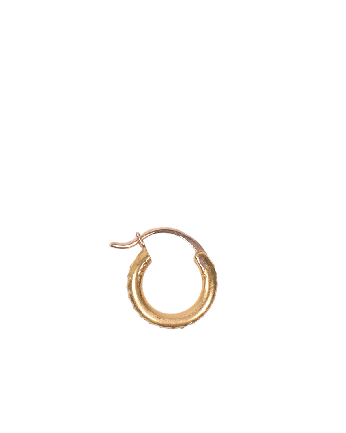 Diamond Gold Hoop Earring