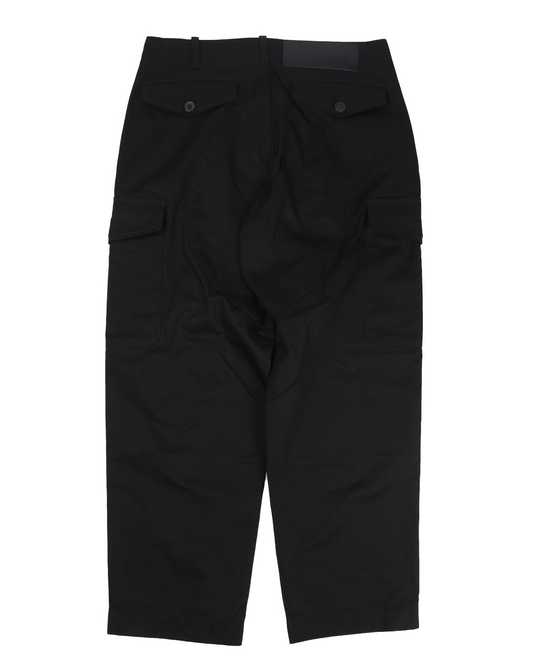 Black Denim Cargo Pant