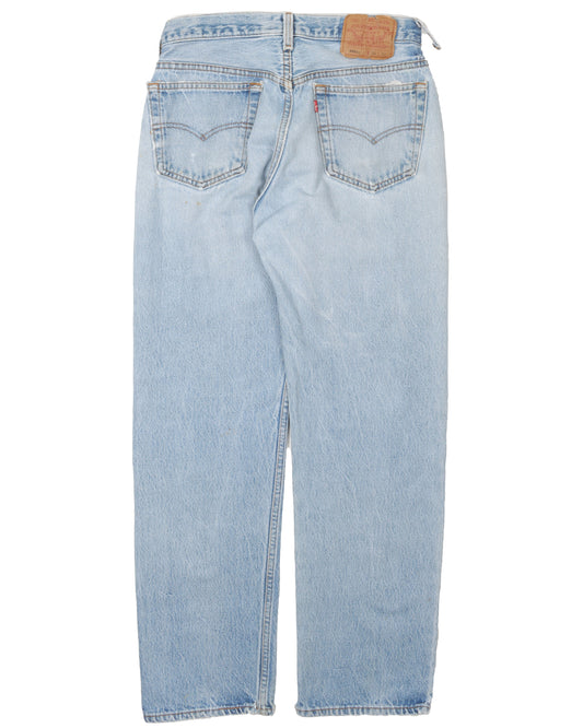 Distressed Levi 501 Jeans
