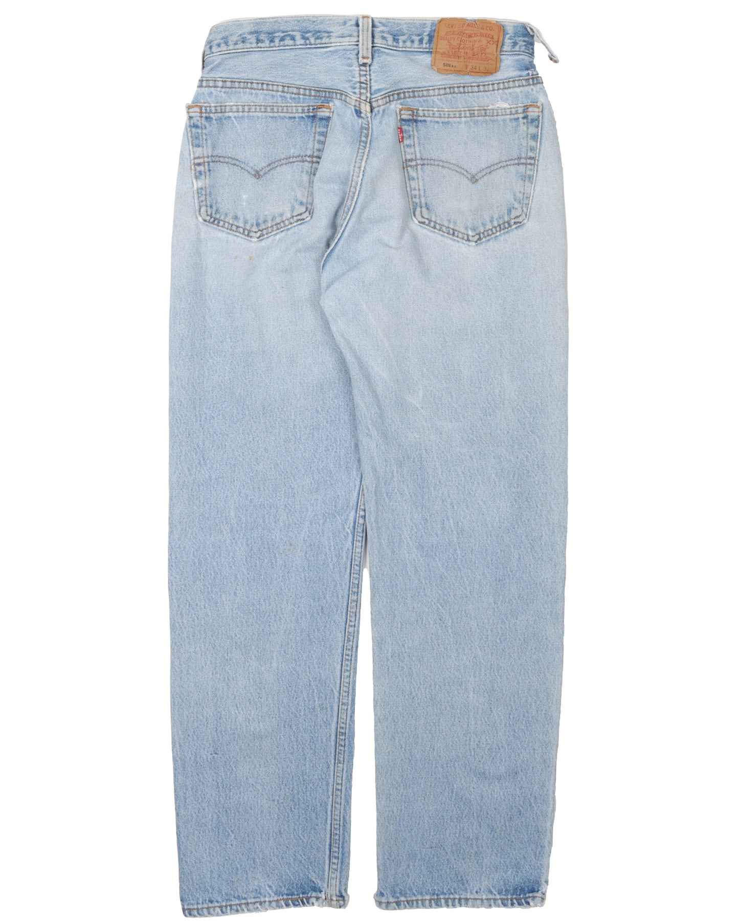 Distressed Levi 501 Jeans