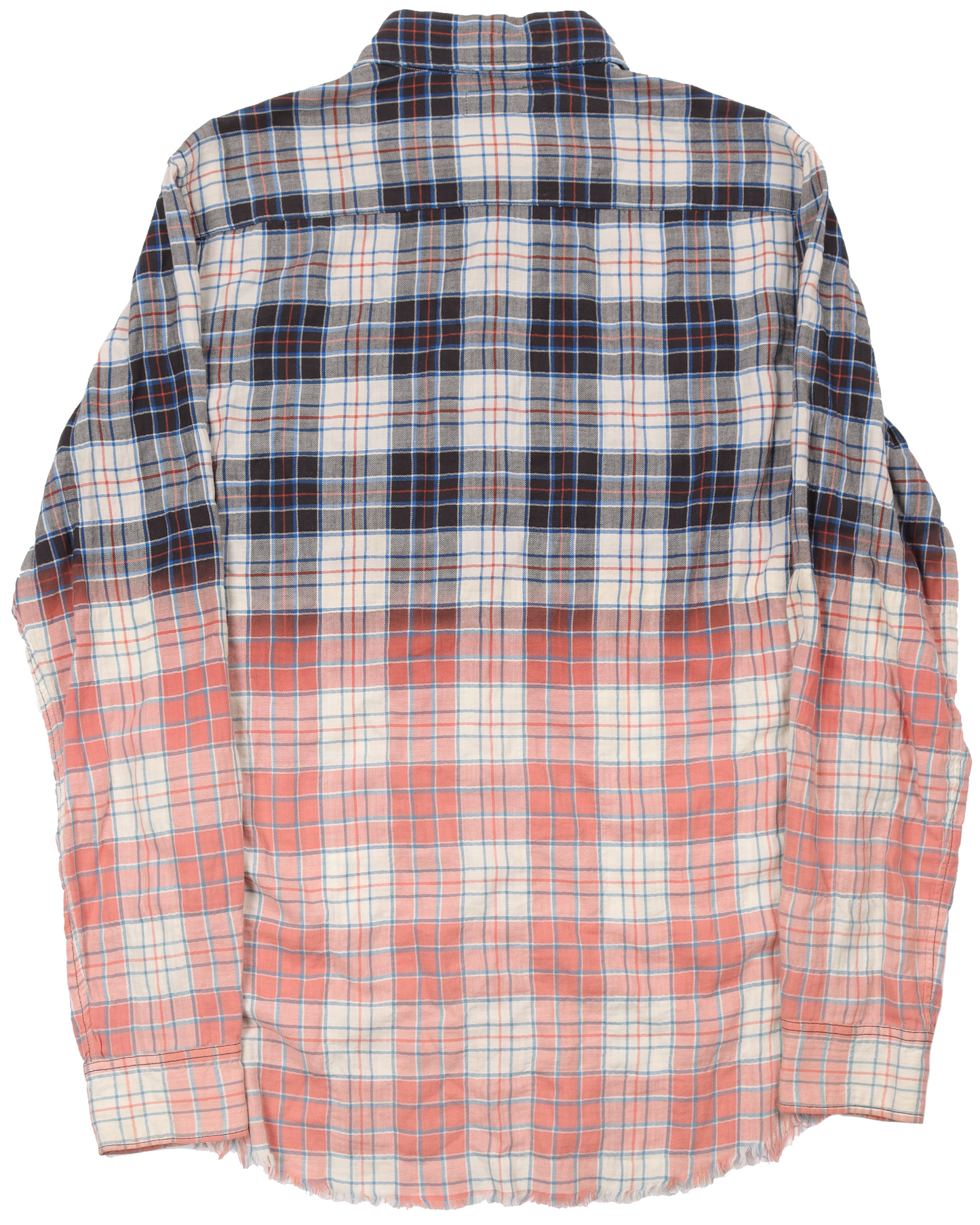 Paris Bleached Shredded Gradient Flannel
