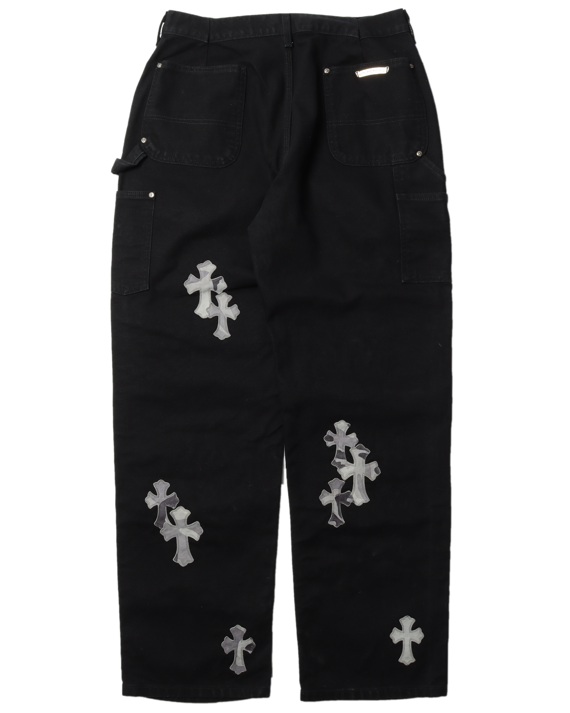 Chrome Hearts Sex Records Double Knee Cross Patch Carpenter