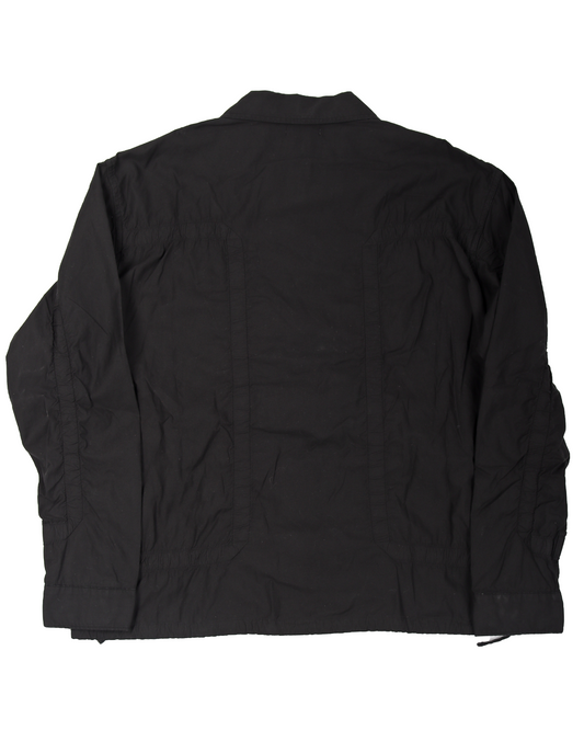 Cotton Poplin Frame Snap Overshirt