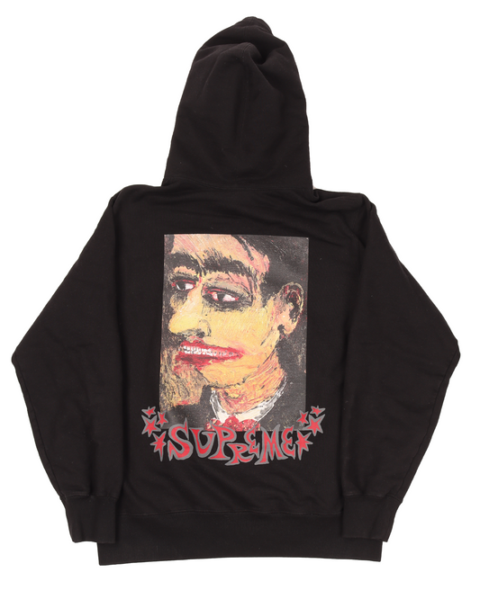 Portrait Hooded Sweatshirt Black
