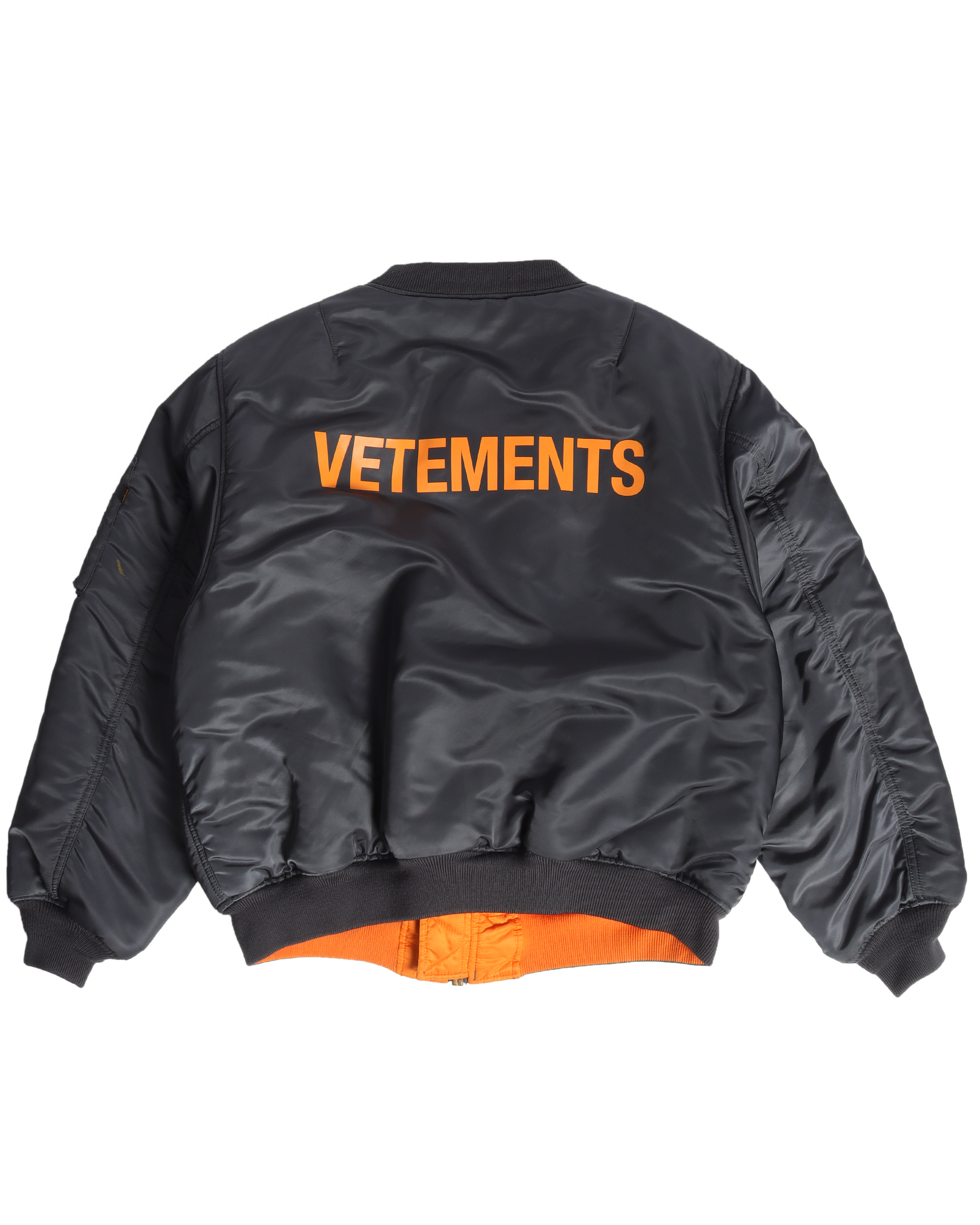 VETEMENTS デムナ期 18AW alpha ma-1 bomber Vetements SS18 Alpha Industries MA-1 Bomber Jacket – Justin Reed