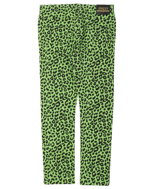 Leopard Print Jeans