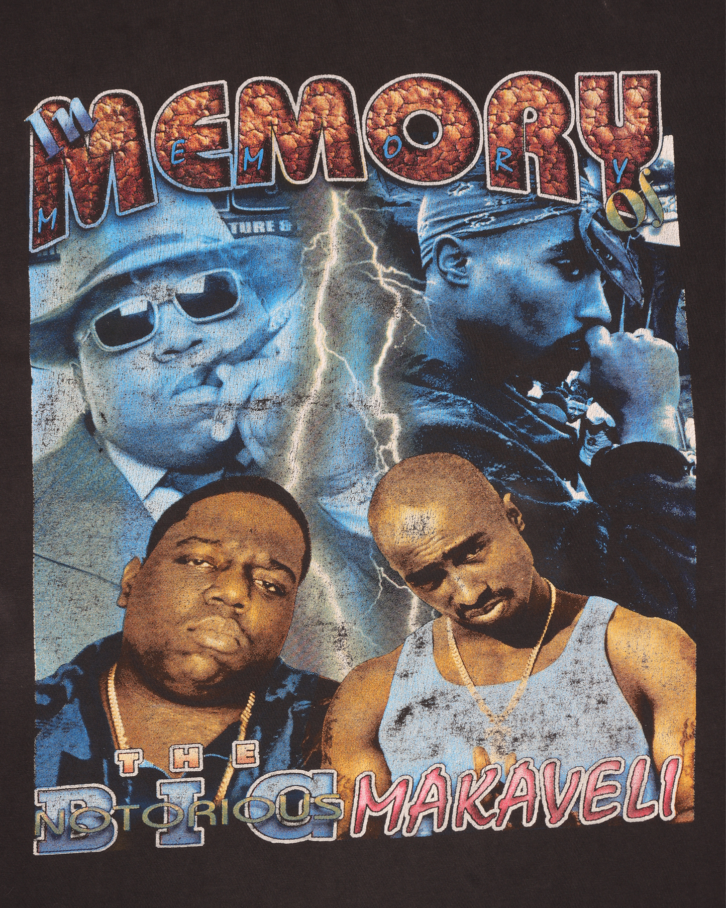 In Memory of Notorious BIG Biggie Tupac T-Shirt