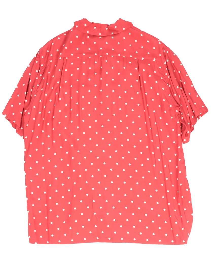 Rayon Polka-Dot Shirt