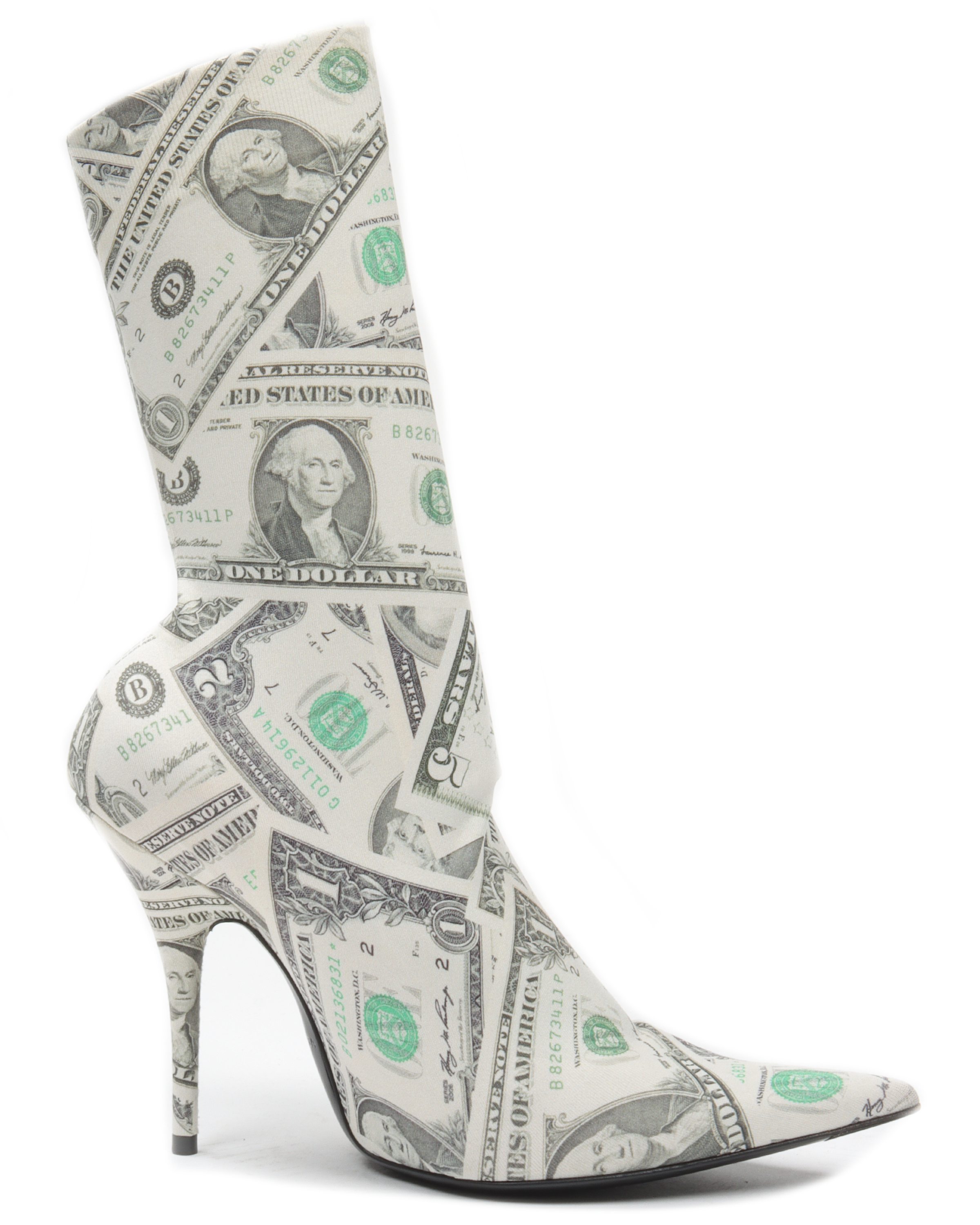 Dinero Money Sock-Heels