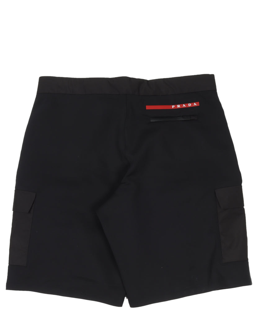 Recycled Technical Jersey Bermuda Shorts