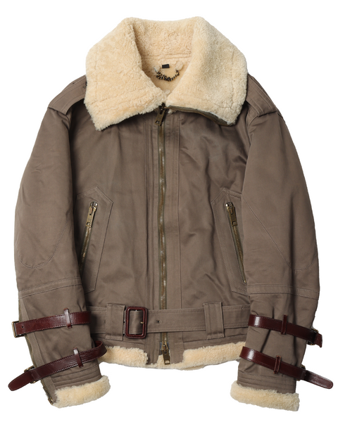 Burberry Leather Jacket Mens Shearling Burberry Flight Jacket