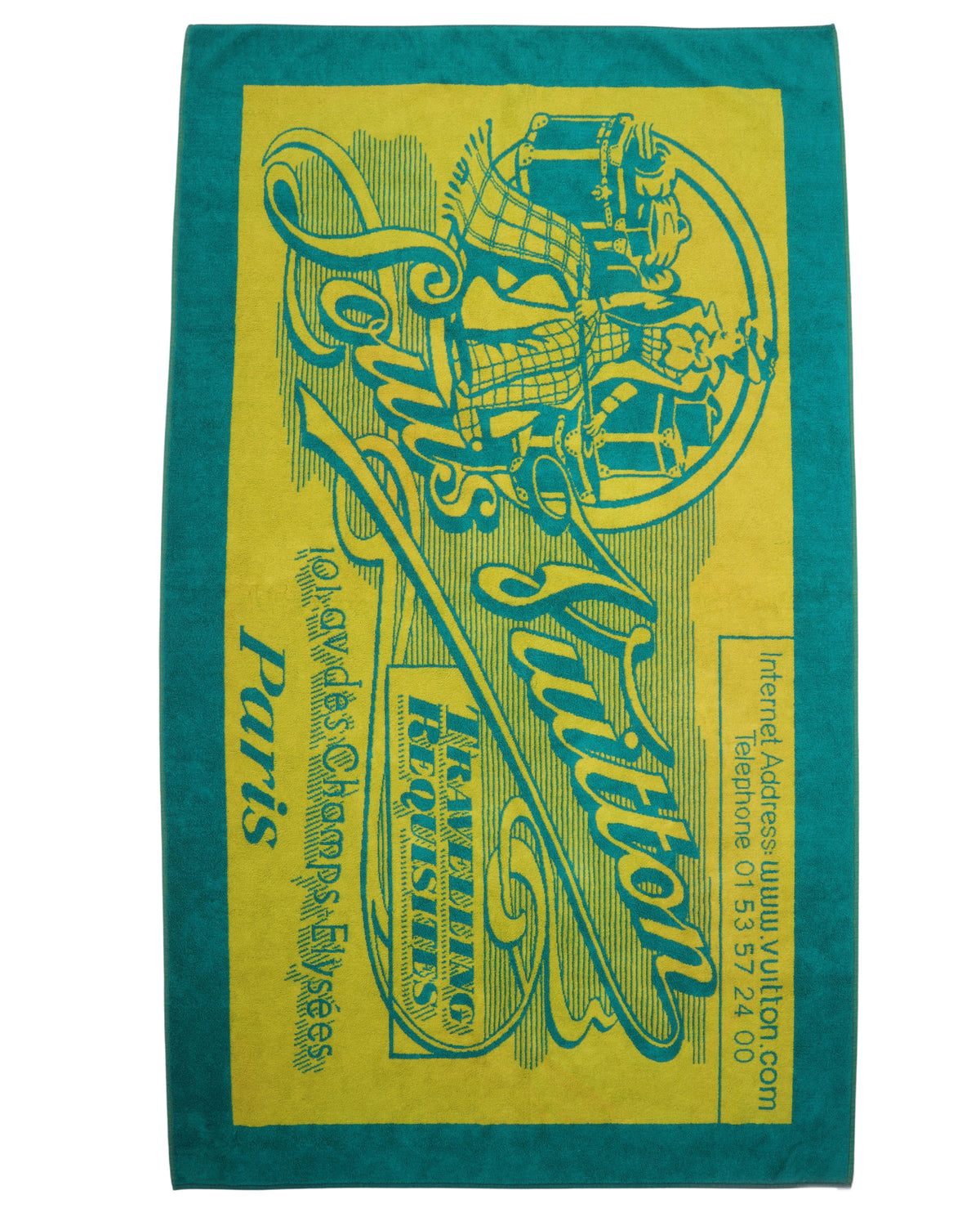 "Traveling Requisites" Beach Towel