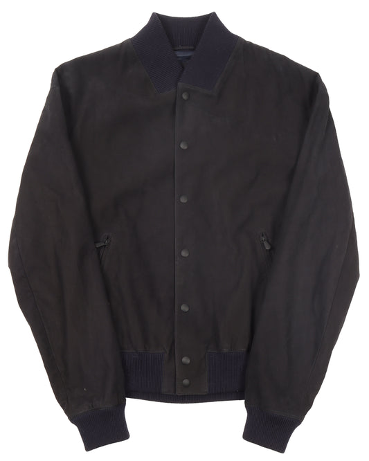 Suede Bomber Jacket