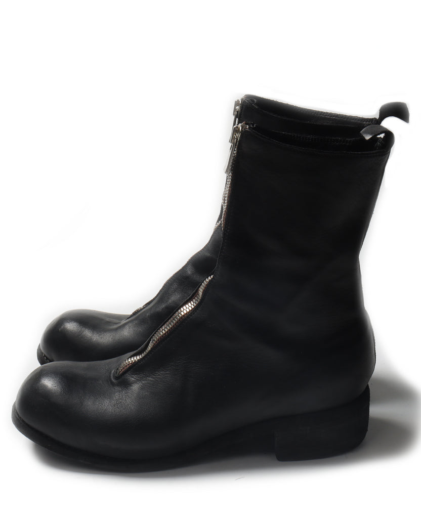 PL2 Front-Zip Ankle Boots