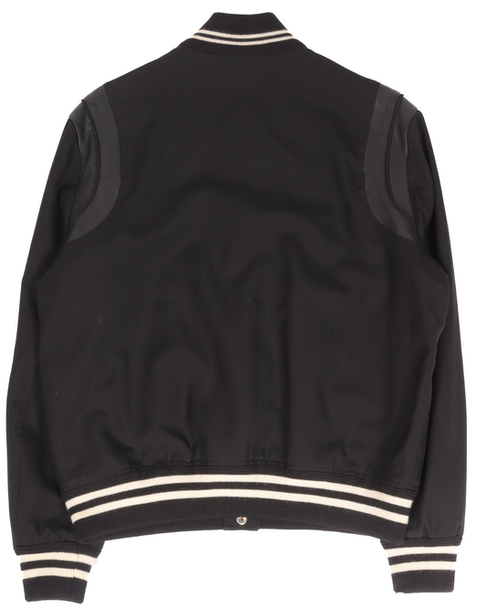 FW15 Leather & Wool Teddy Jacket