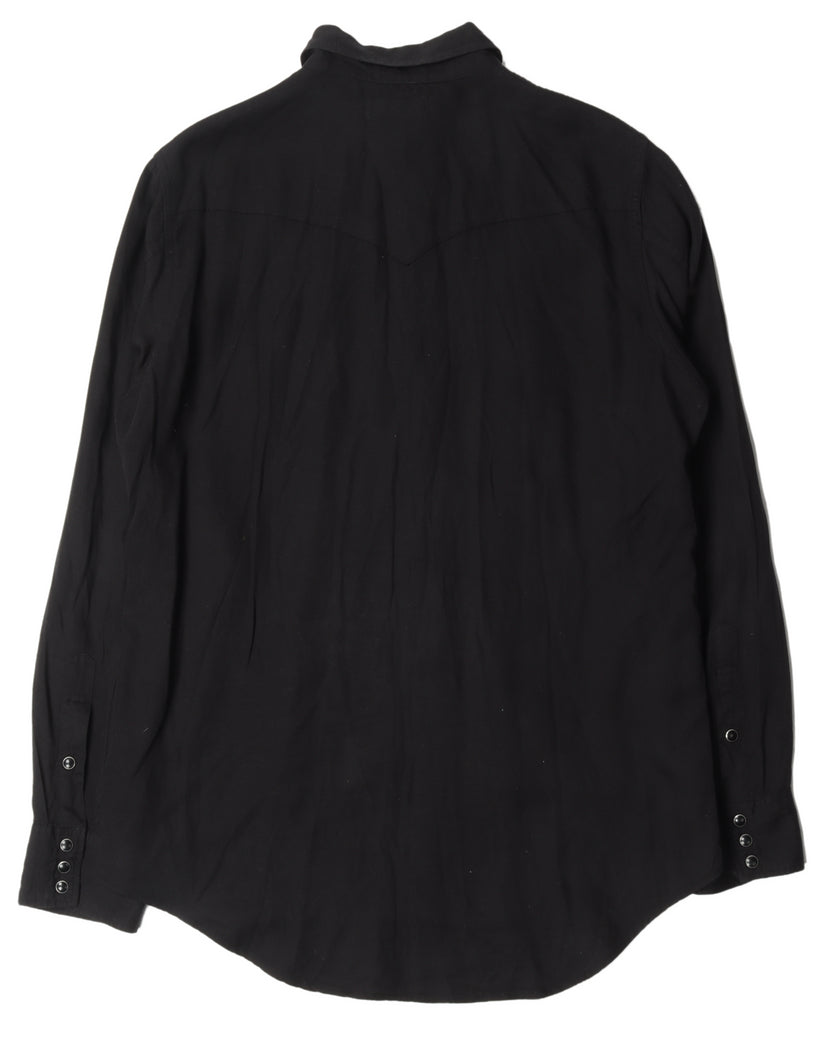 Black on Black Western Shirt