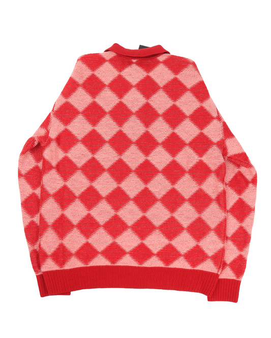 Knit Polo Long Sleeve Shirt