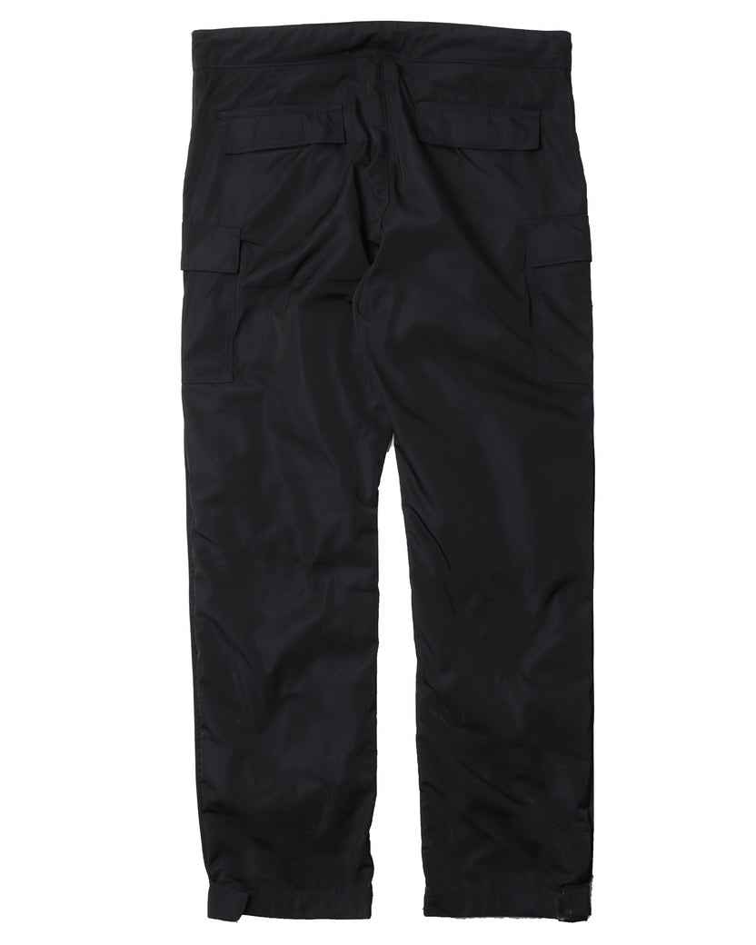 6th Collection Black Nylon Pants