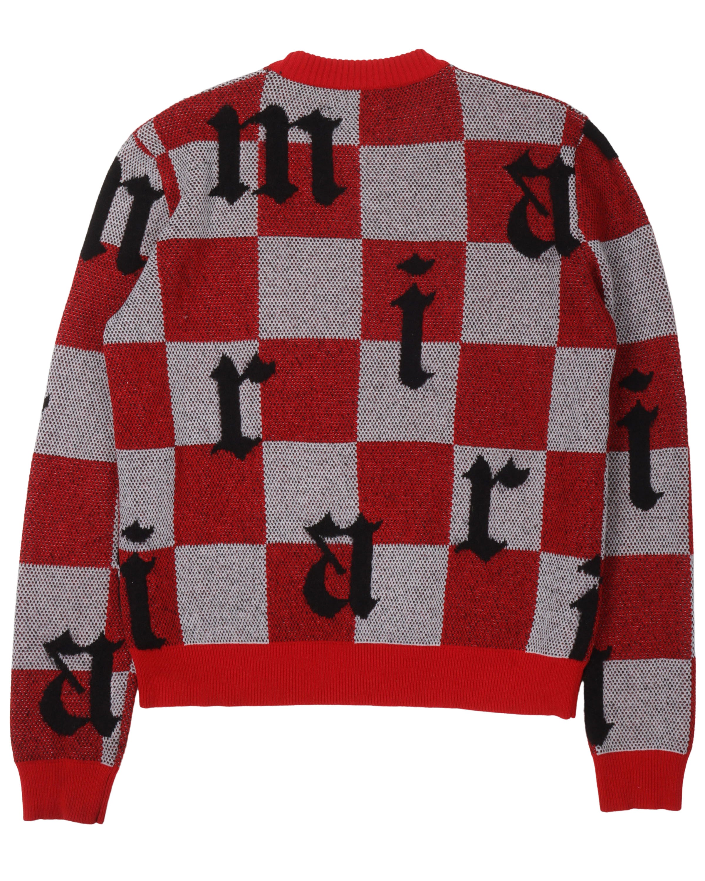 Louis Pup Monogram Knit Sweater