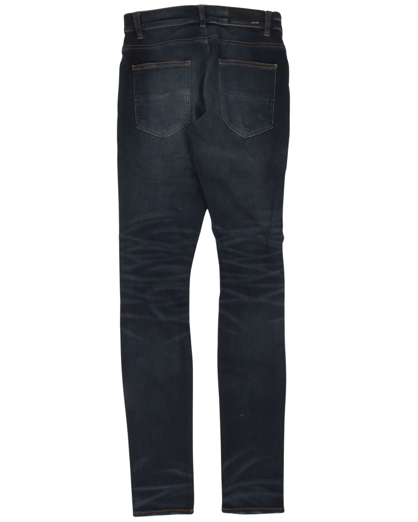 Knee Rip Patched Jeans