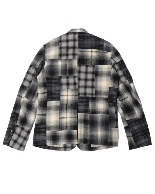 Plaid Wool Blazer