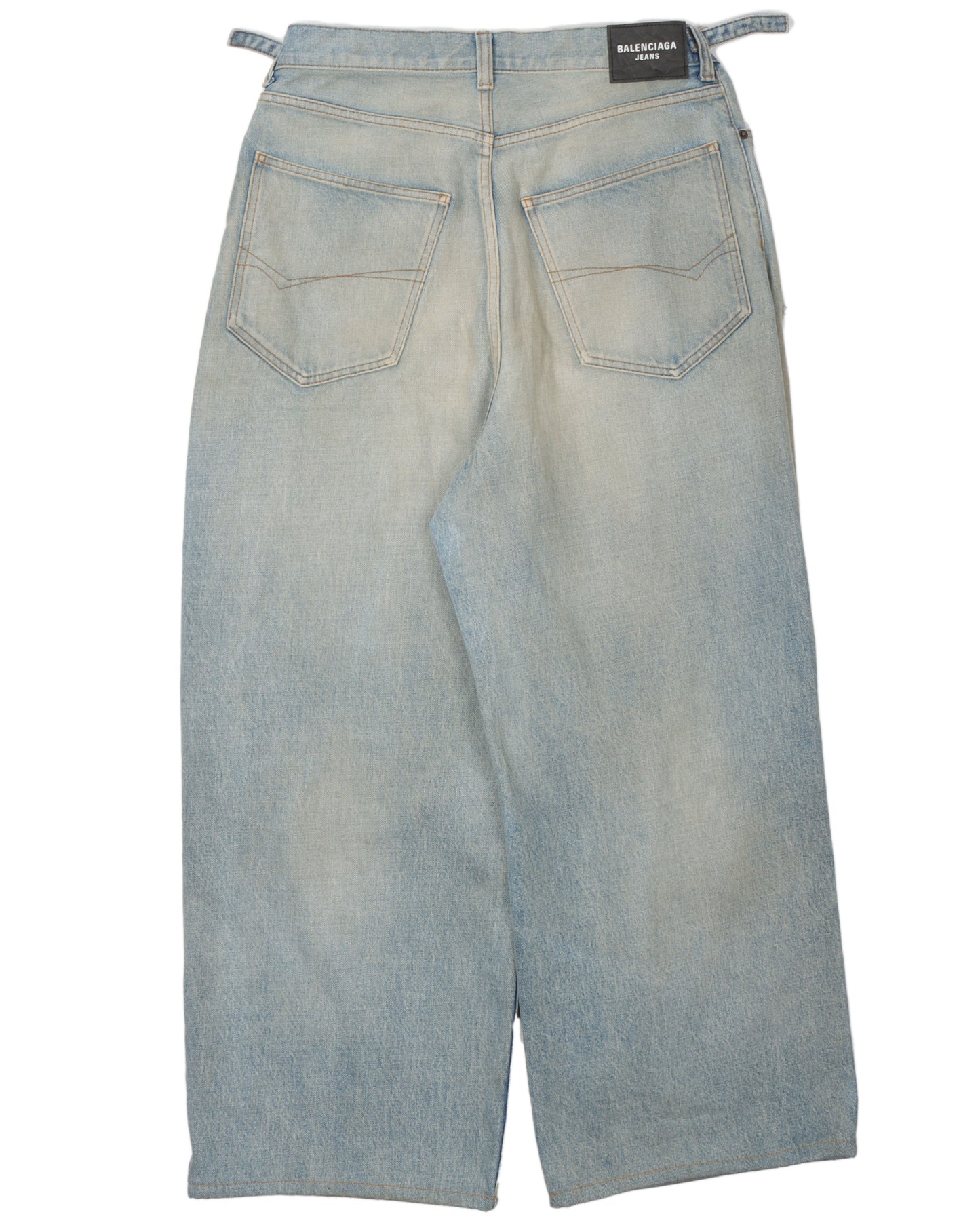 Baggy Distressed Denim Jeans