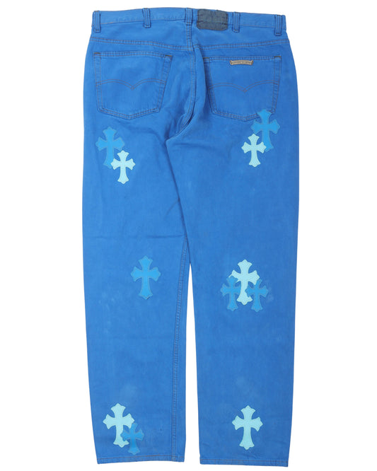 Levi's Leather Cross Dyed Jeans