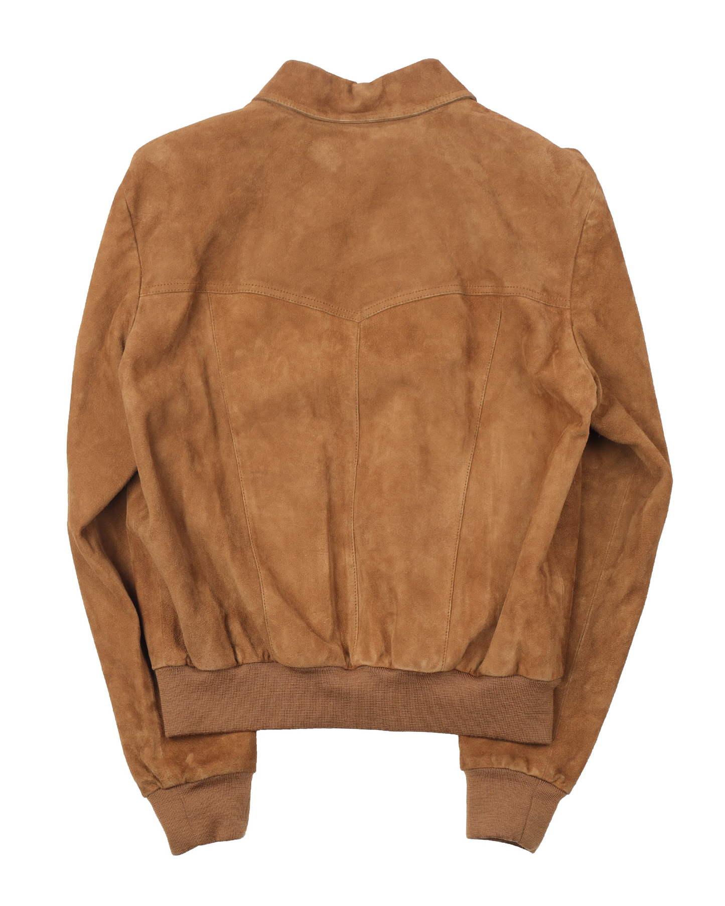 Brown Suede Bomber