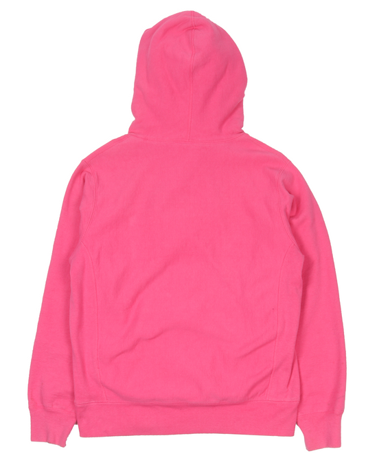 Pink Box Logo Hoodie
