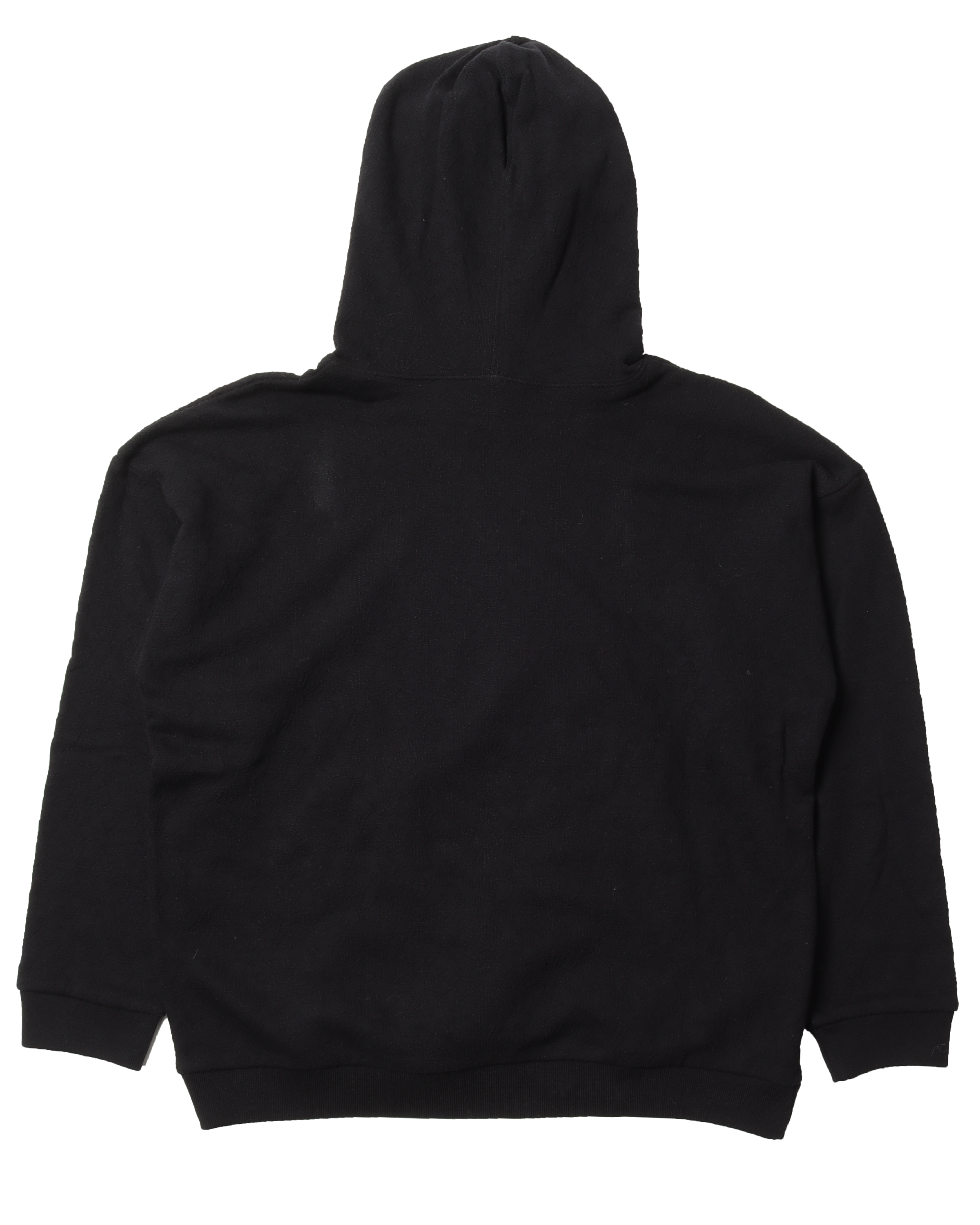 Black Terry Tonal Monogram hoodie