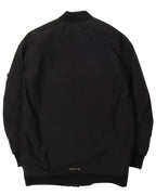 Leather Cross Bomber Jacket