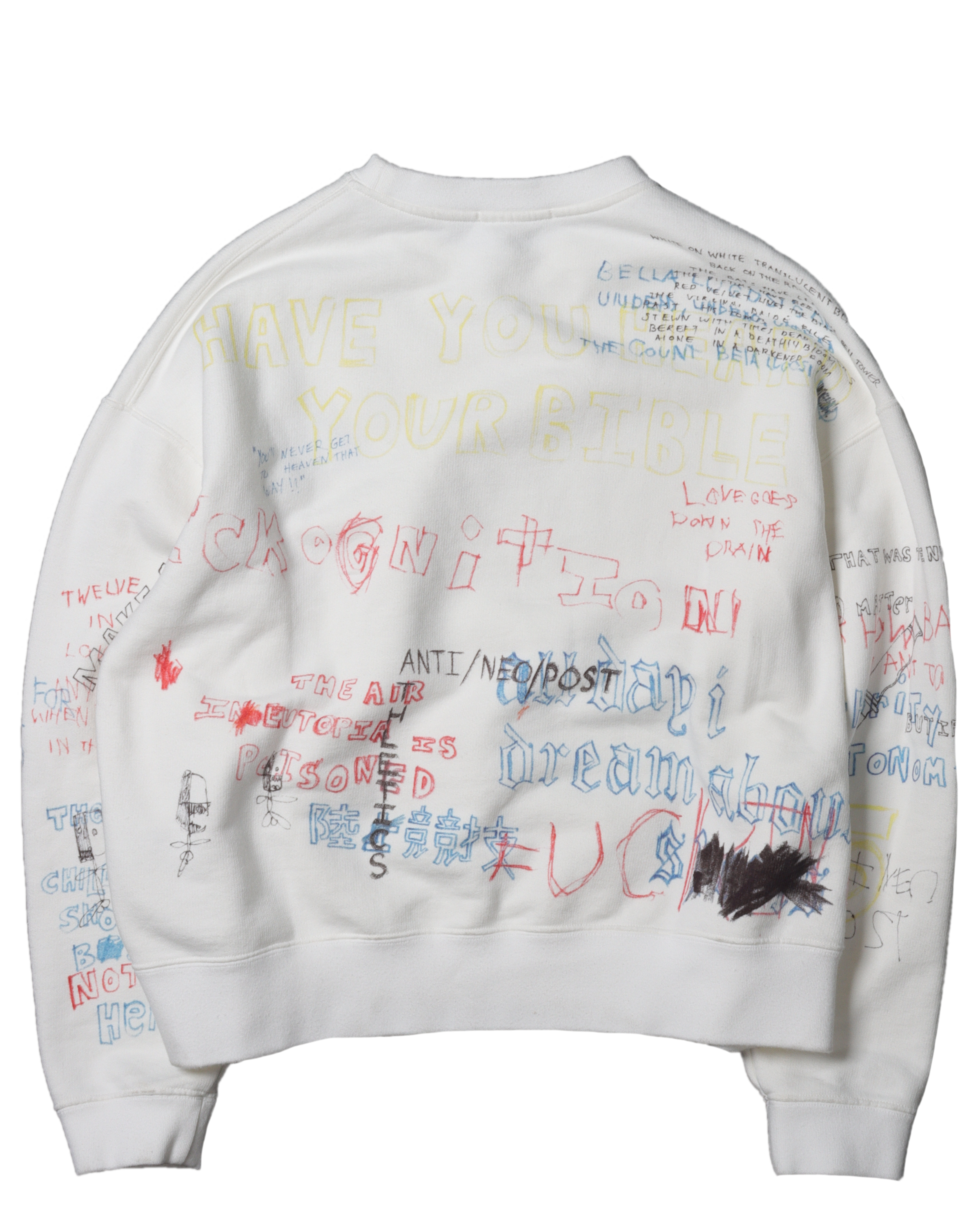 Yeezy 2025 handwriting sweater