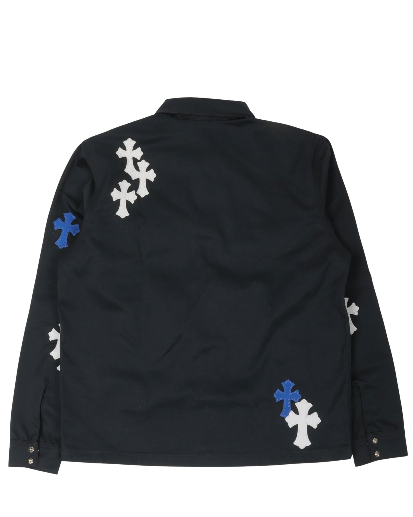 Leather Cross Work Shirt