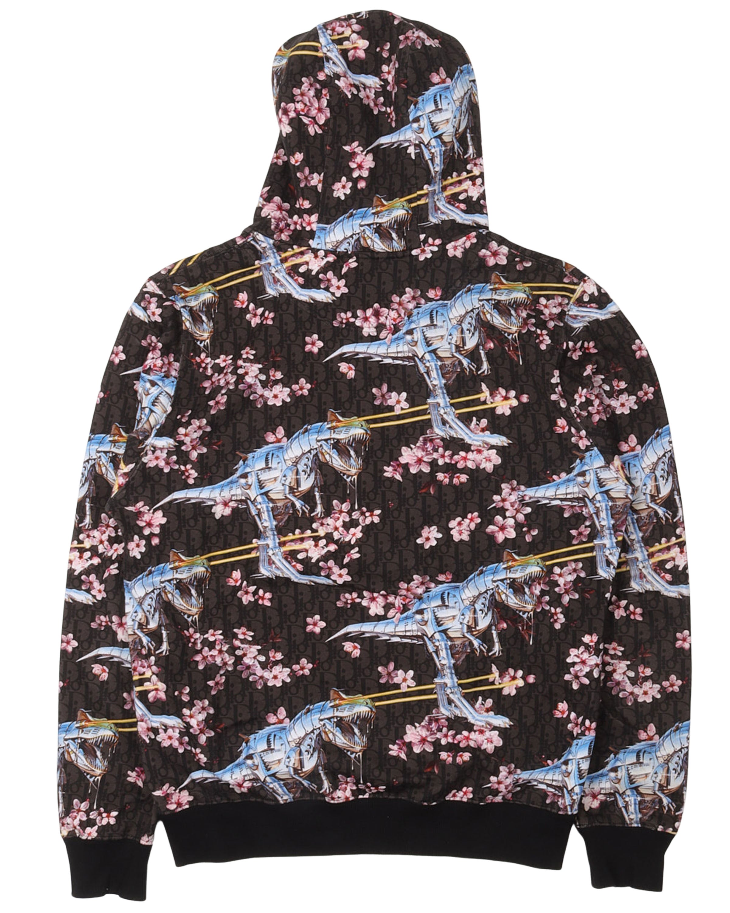 Dior Sorayama Dinosaur Cherry Blossom Hoodie