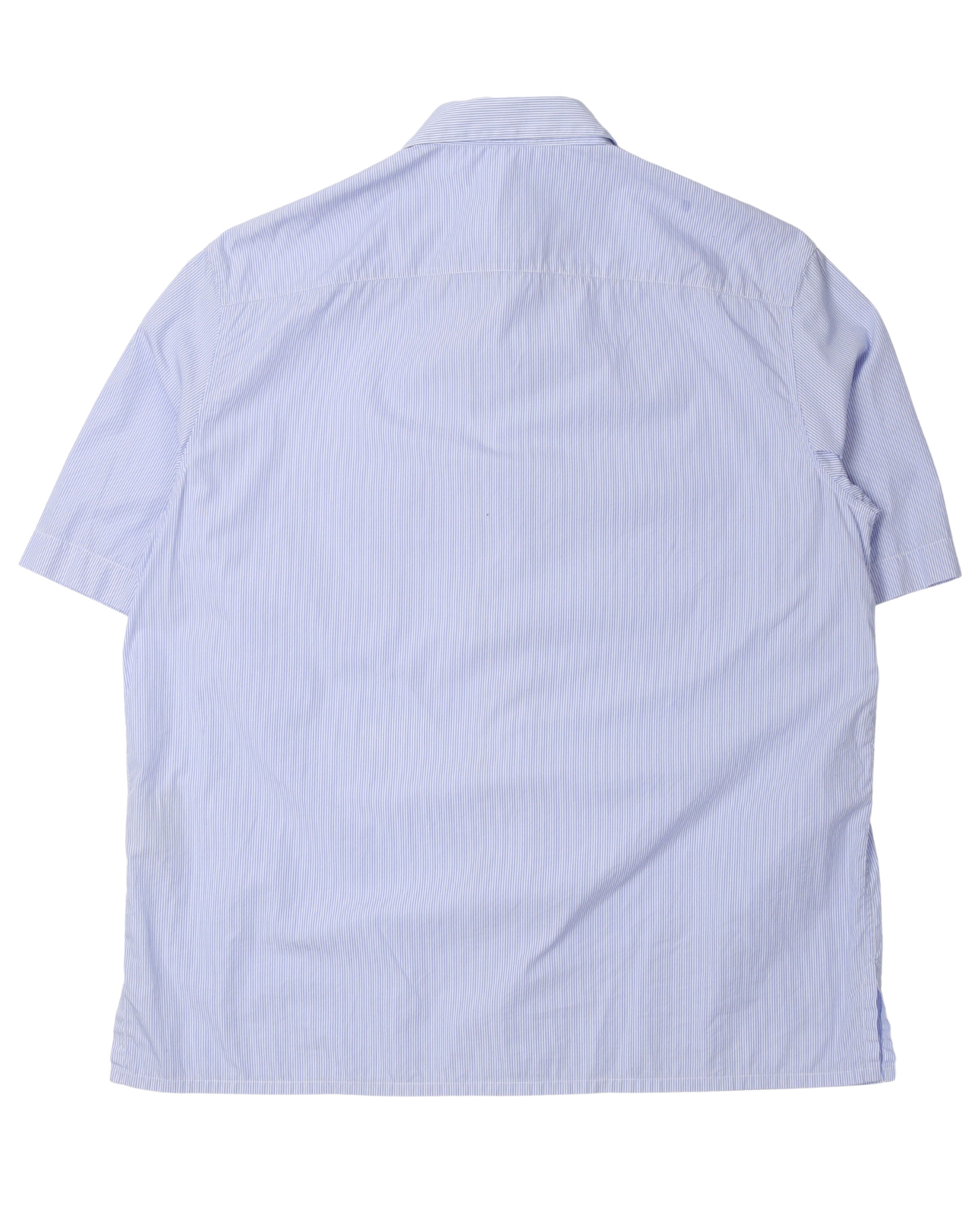 Air Dior Pinstripe Short Sleeve Shirt