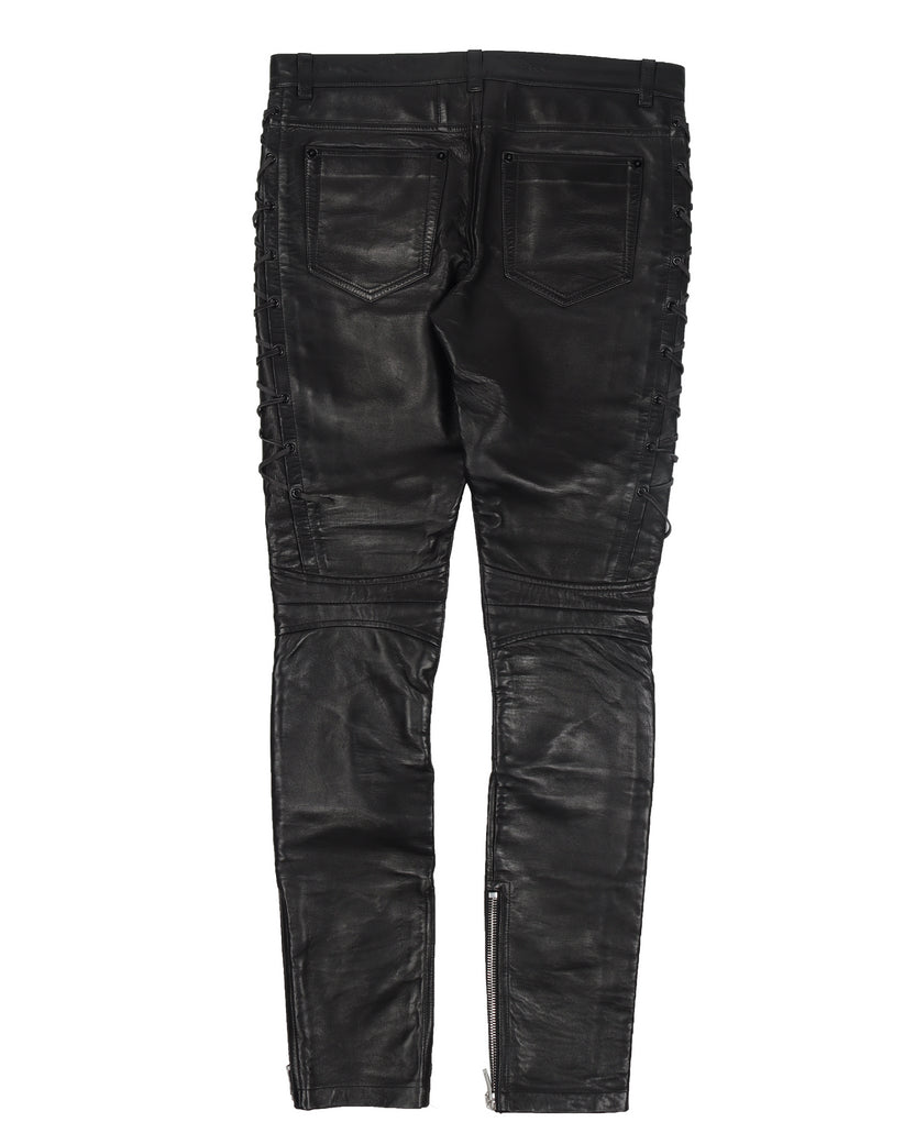 Leather Tassled Moto Pant (2013)