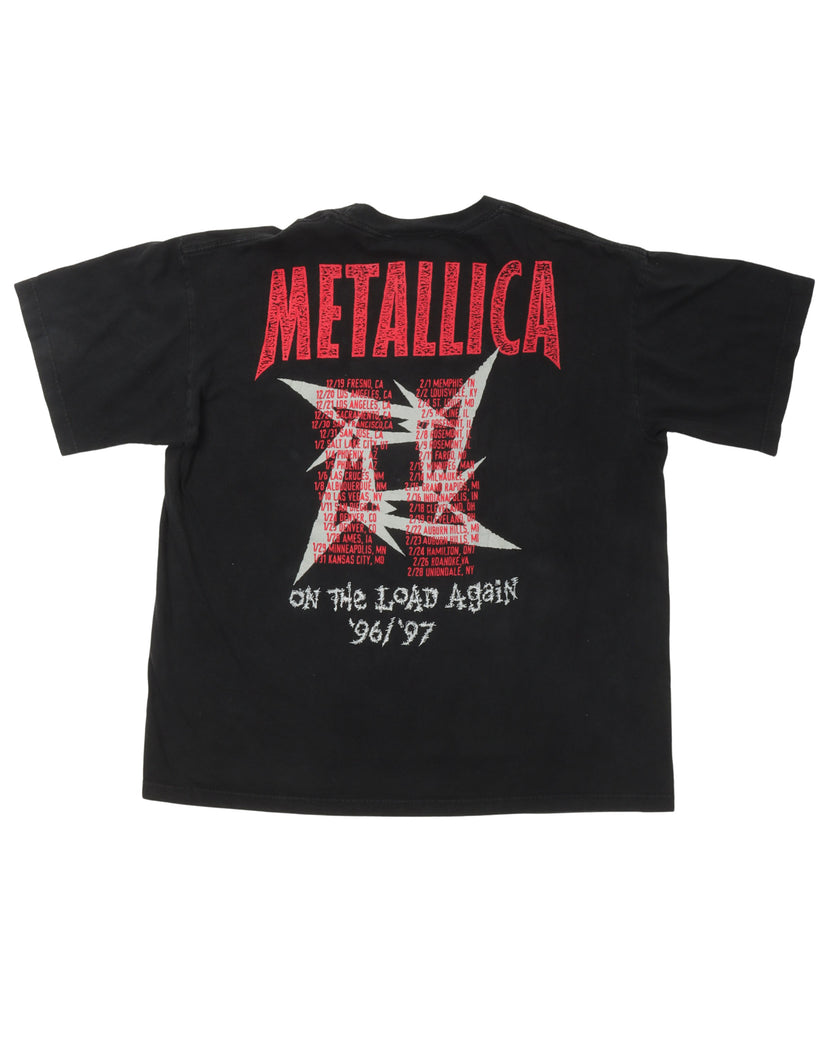 Metallica "On The Road Again" 96 Tour T-Shirt