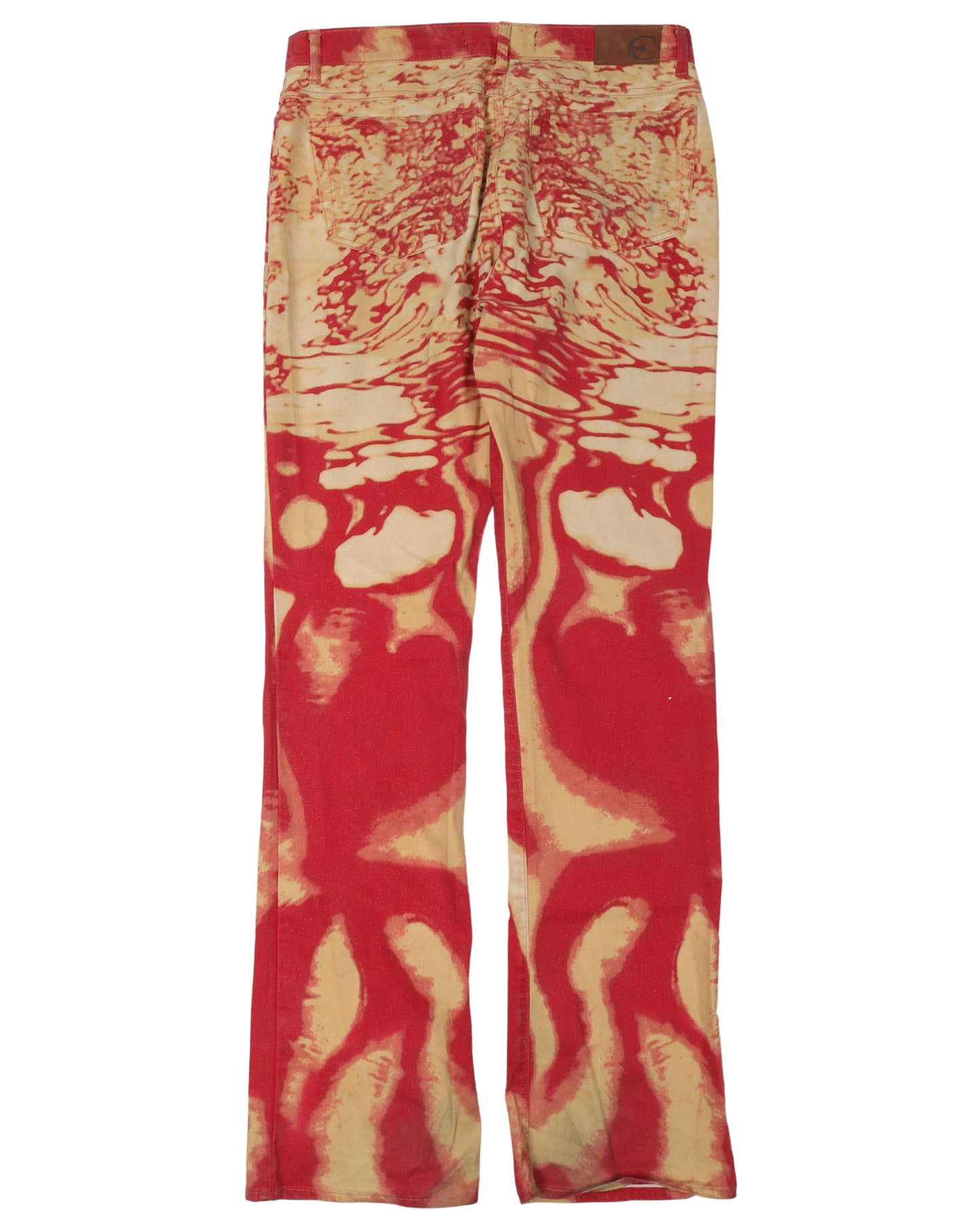 Red Tie Dye Jeans