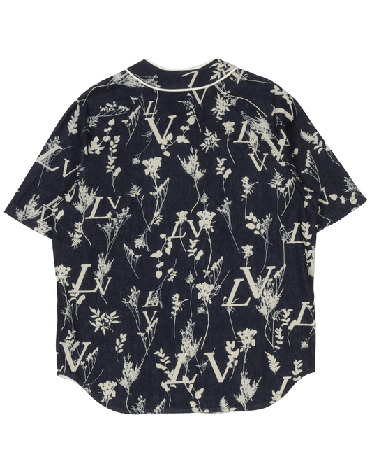 Denim Baseball Jersey